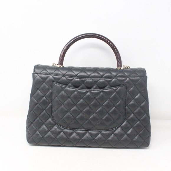 Chanel #TVR8J2 Medium Coco Top Handle Bag - Picture 2 of 7